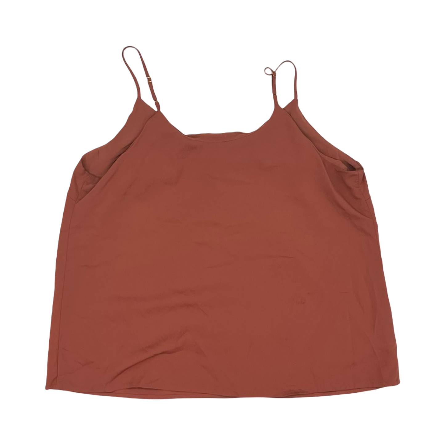 Blouse Sleeveless By A New Day In Orange, Size:Xl