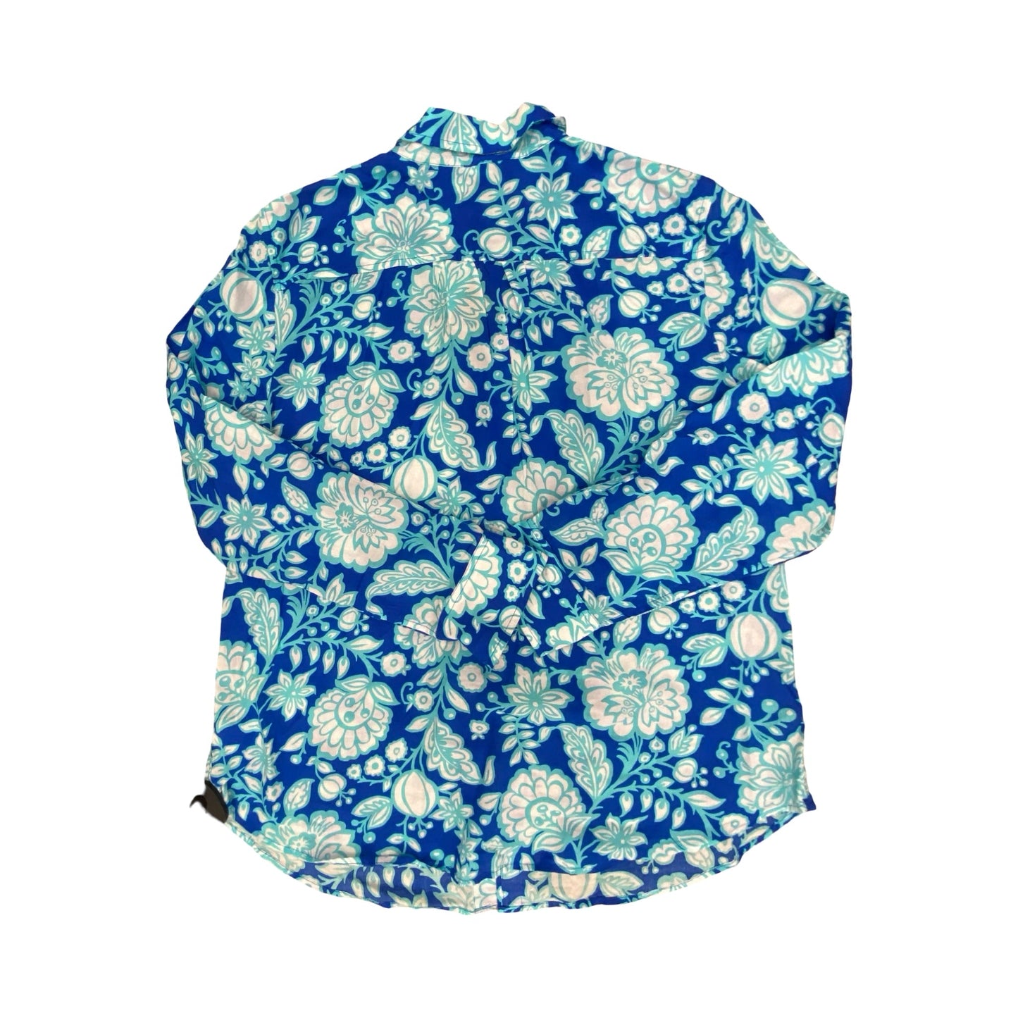 Top Ls By Talbots In Blue & White, Size:L
