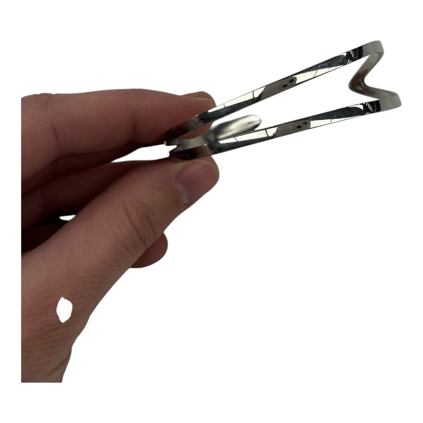 Bracelet Bangle By Clothes Mentor In Silver