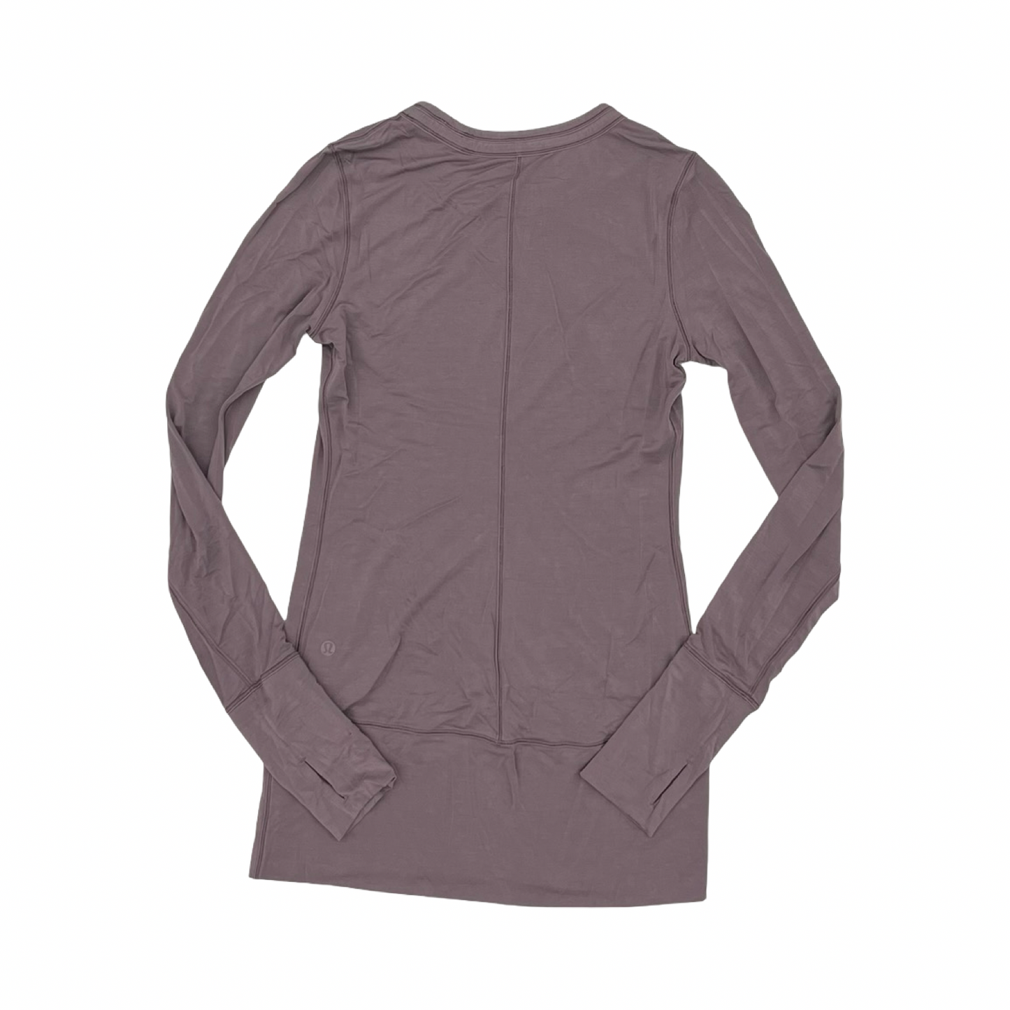 Athletic Top Ls Crewneck By Lululemon In Purple, Size:S
