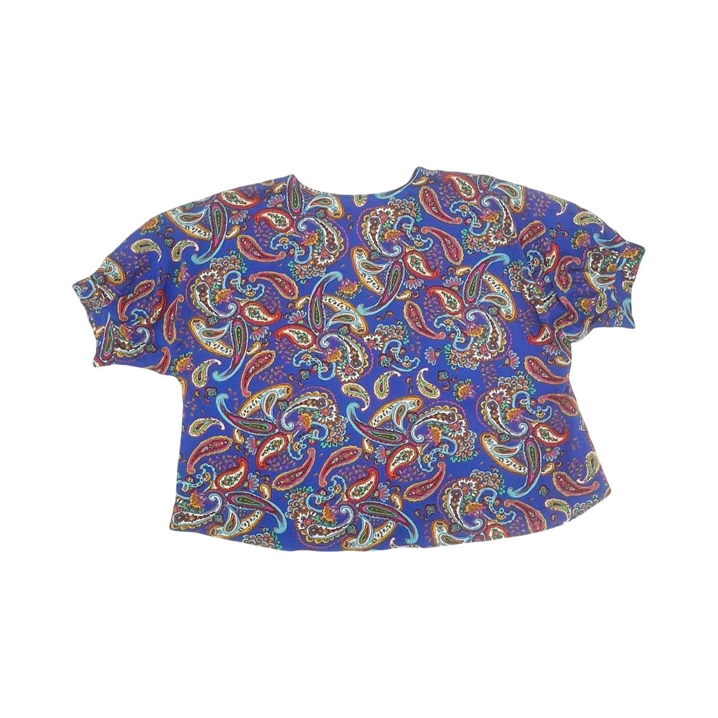 Blouse Ss By Emily Wonder In Paisley Print, Size:2X