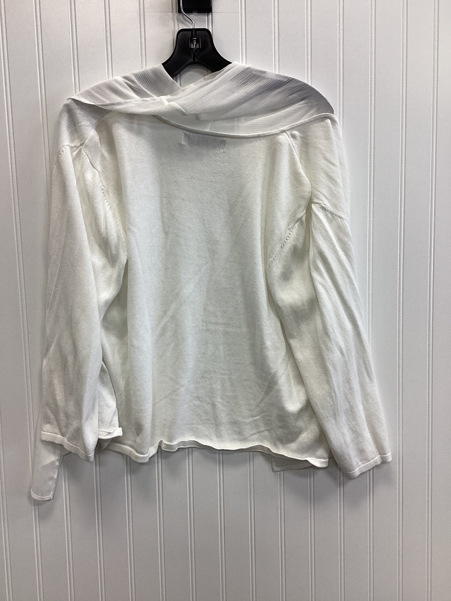 Blouse Ls By Kasper In White, Size:L