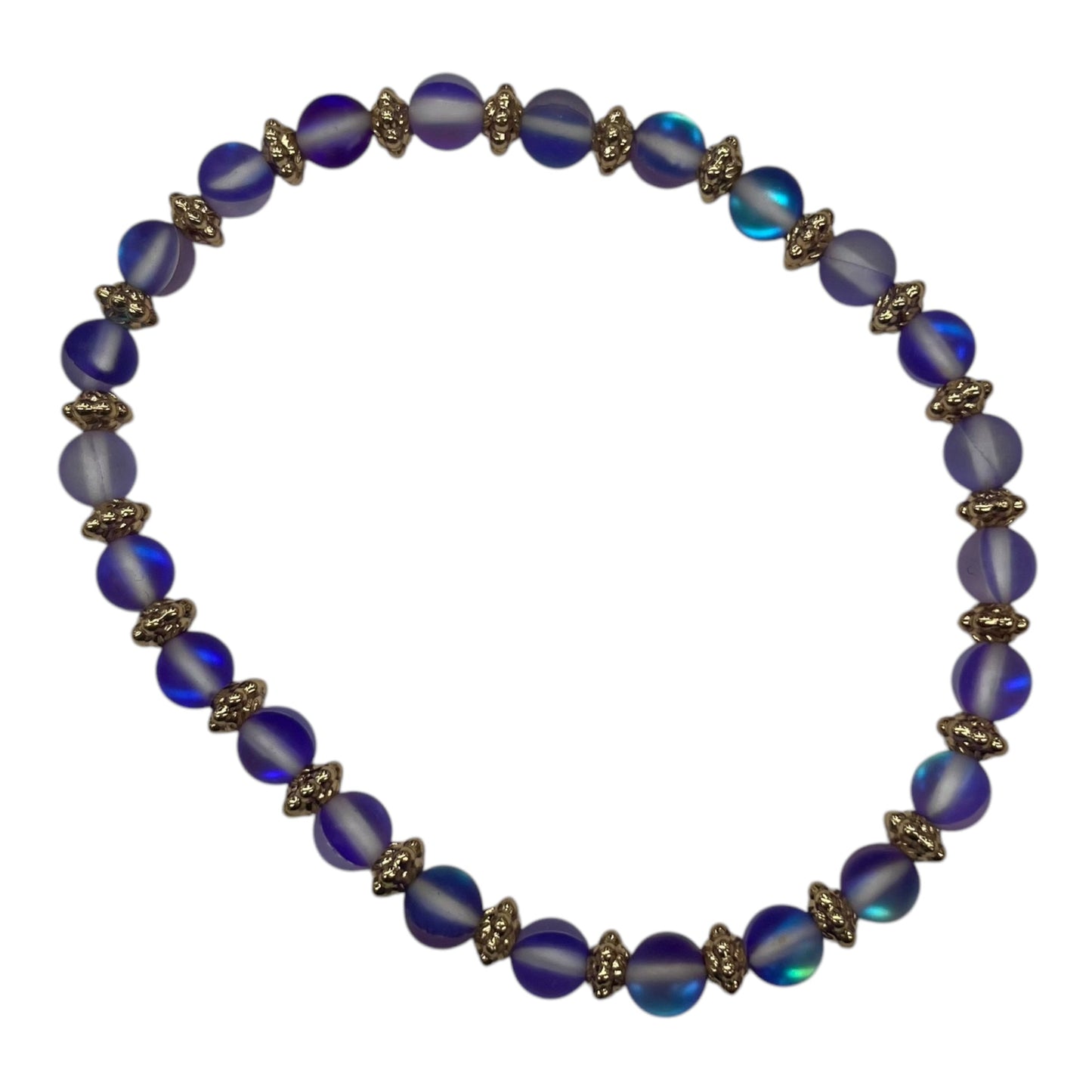 Bracelet Beaded By Clothes Mentor In Purple