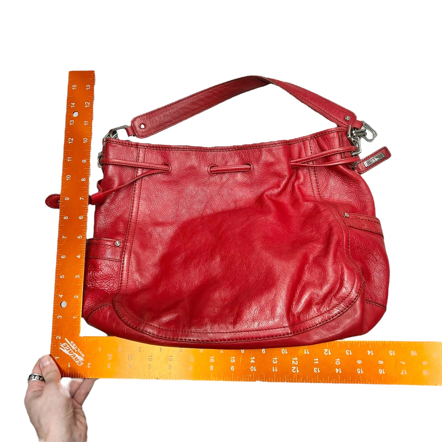 Handbag Leather By Cole-haan, Size: Medium