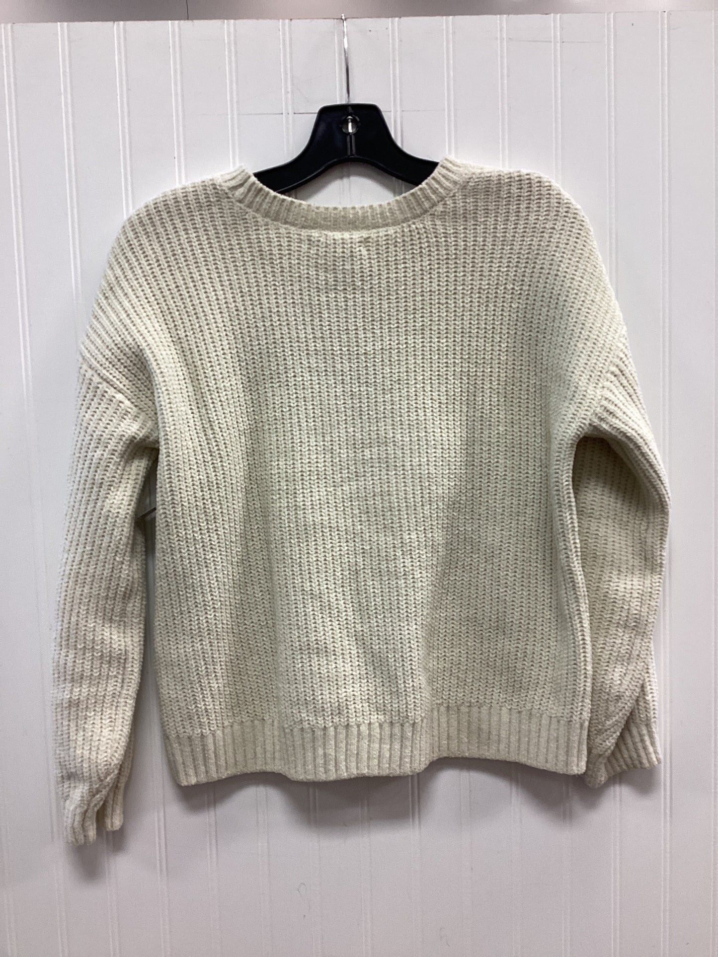 Sweater By Maurices In Cream, Size:M