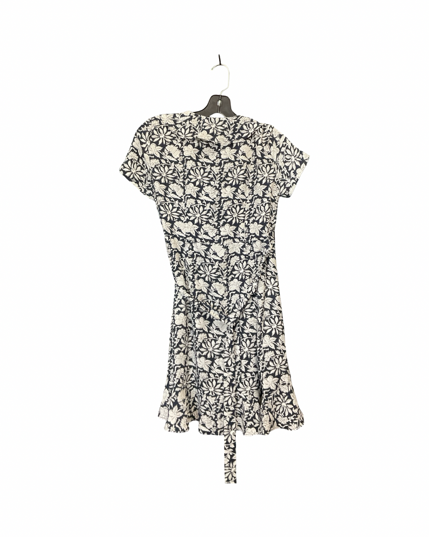 Dress Casual Short By Loft In Blue & White, Size:Xs