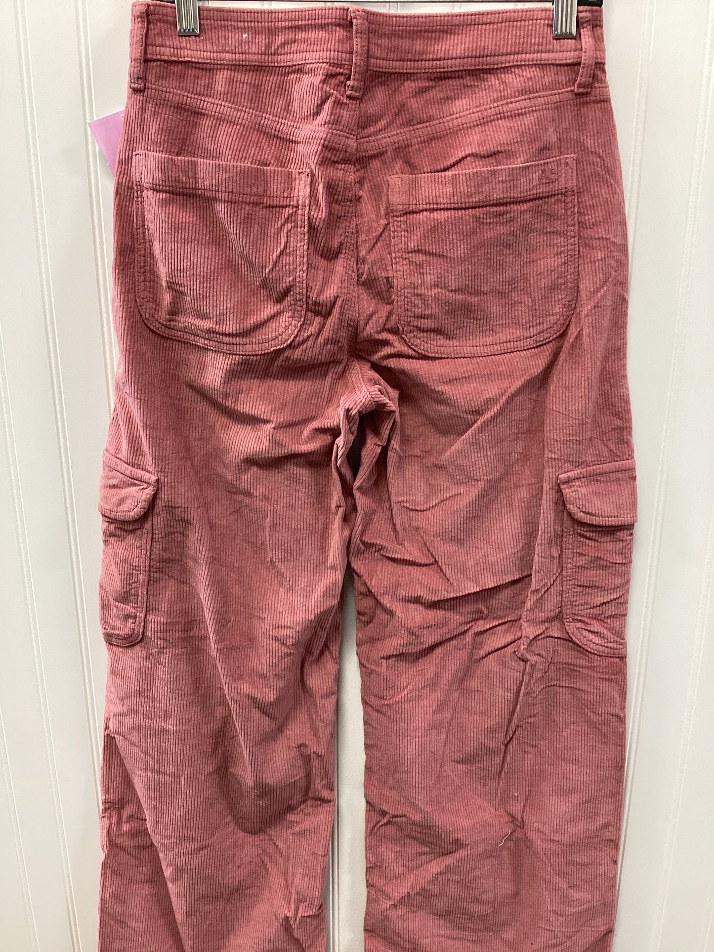 Pants Corduroy By American Eagle In Pink, Size:4L