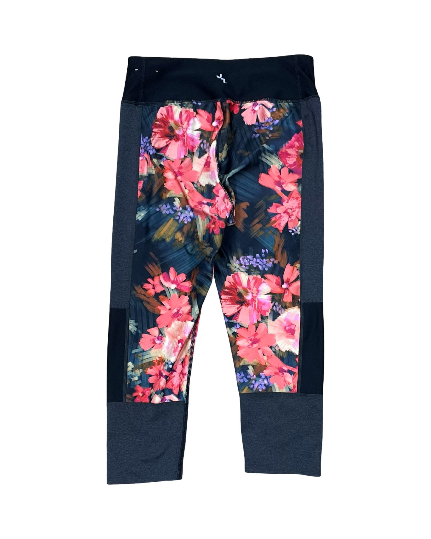 Athletic Capris By Joy Lab In Black & Pink, Size:M