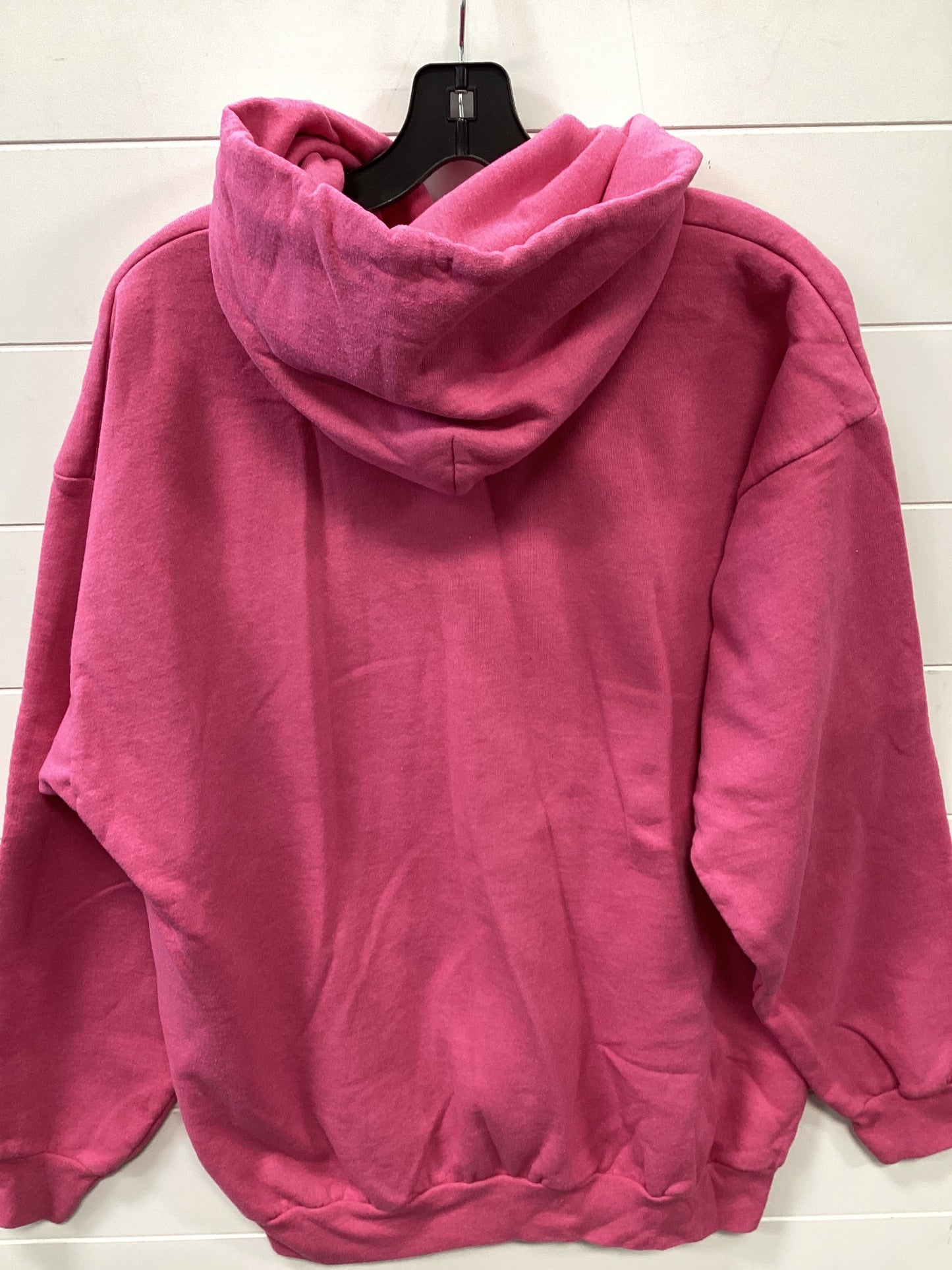 Sweatshirt Hoodie By Clothes Mentor In Pink, Size:L