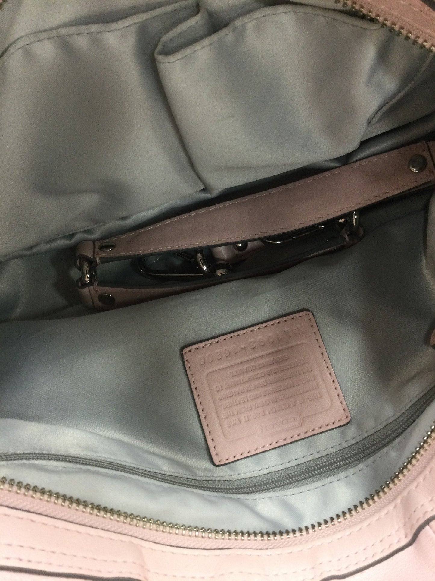 Handbag Designer By Coach In Pink, Size:Large