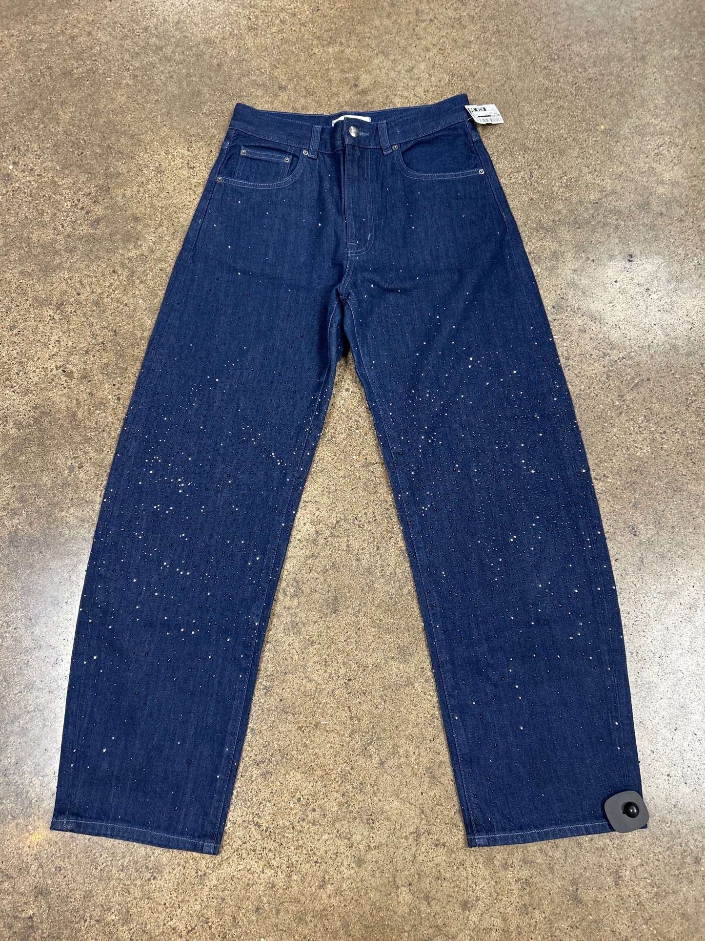 Jeans Wide Leg By Madewell In Blue Denim, Size:4