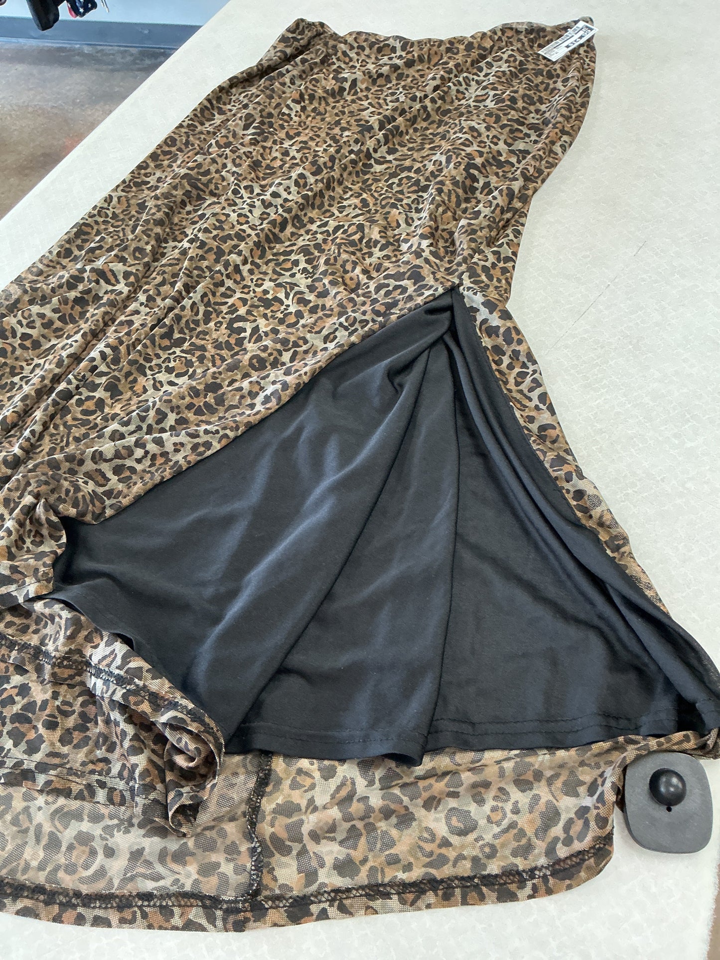 Skirt Maxi By Peach In Animal Print, Size:Xl