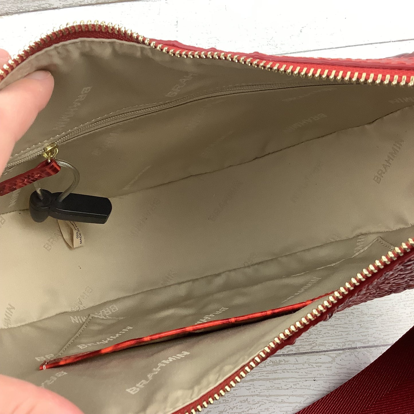 Crossbody Designer By Brahmin, Size: Medium