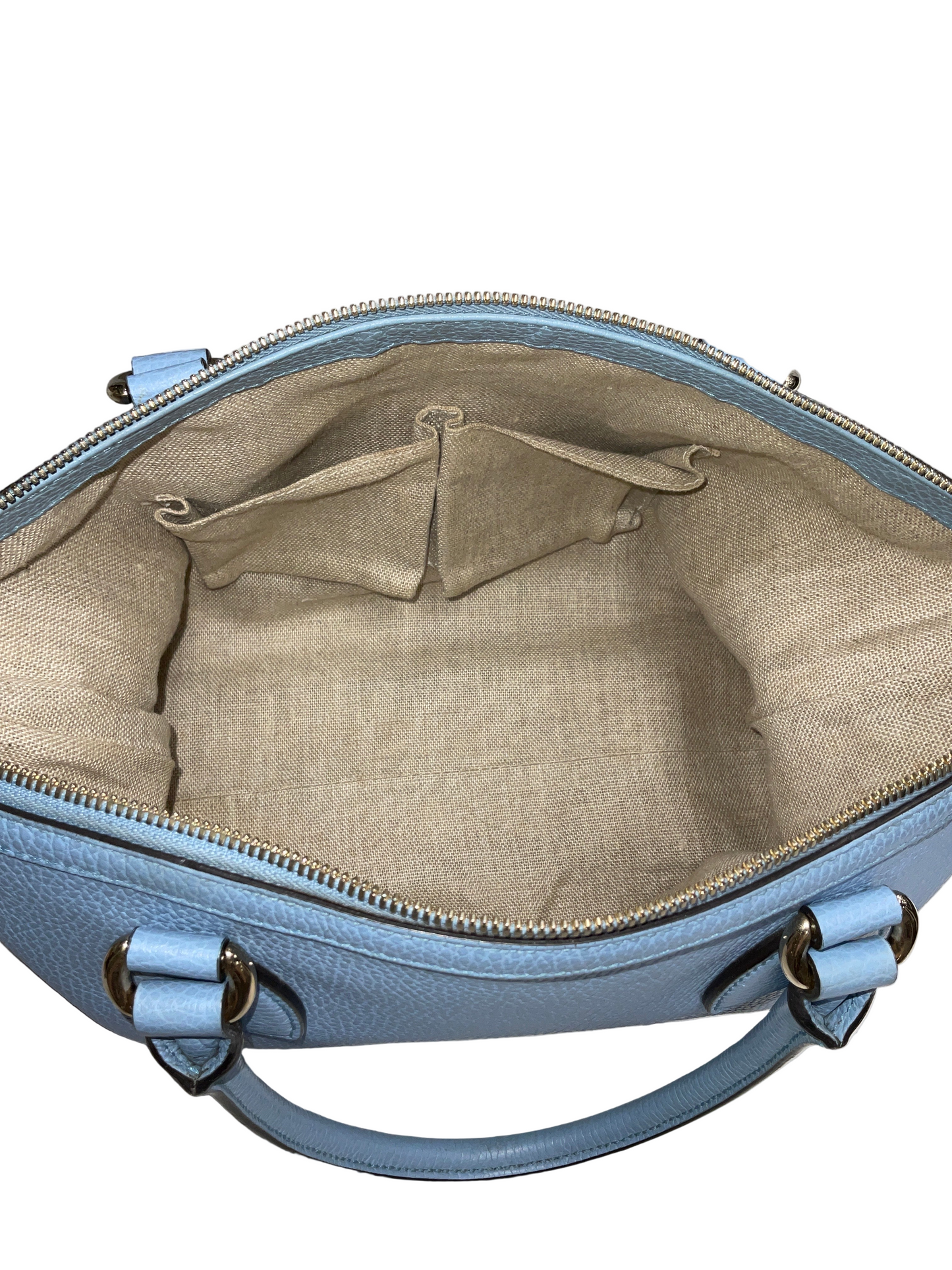 2014 Leather Top Handle Bag By Gucci, Size: Medium