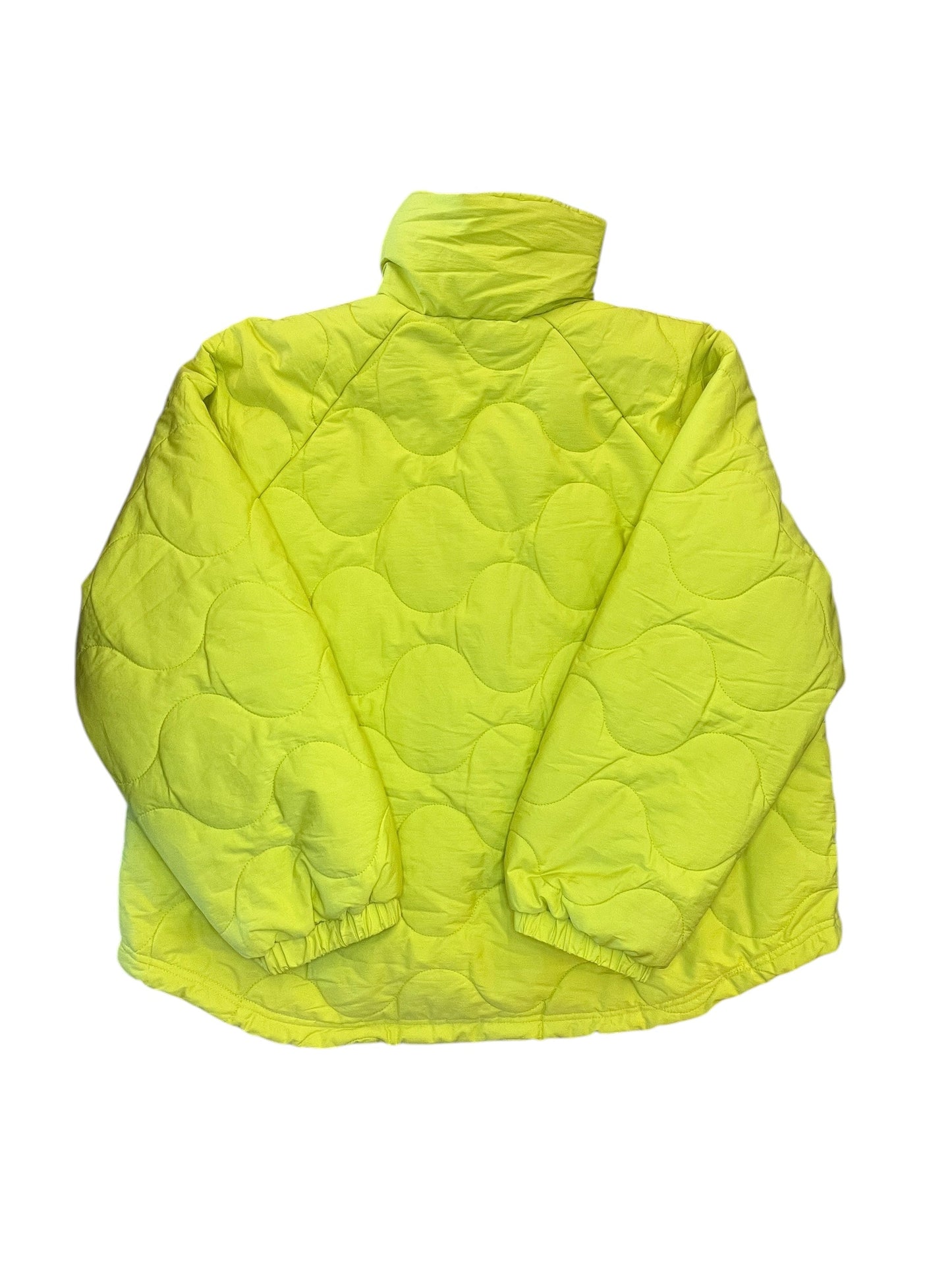 Jacket Puffer & Quilted By Universal Thread In Yellow, Size:Xxl