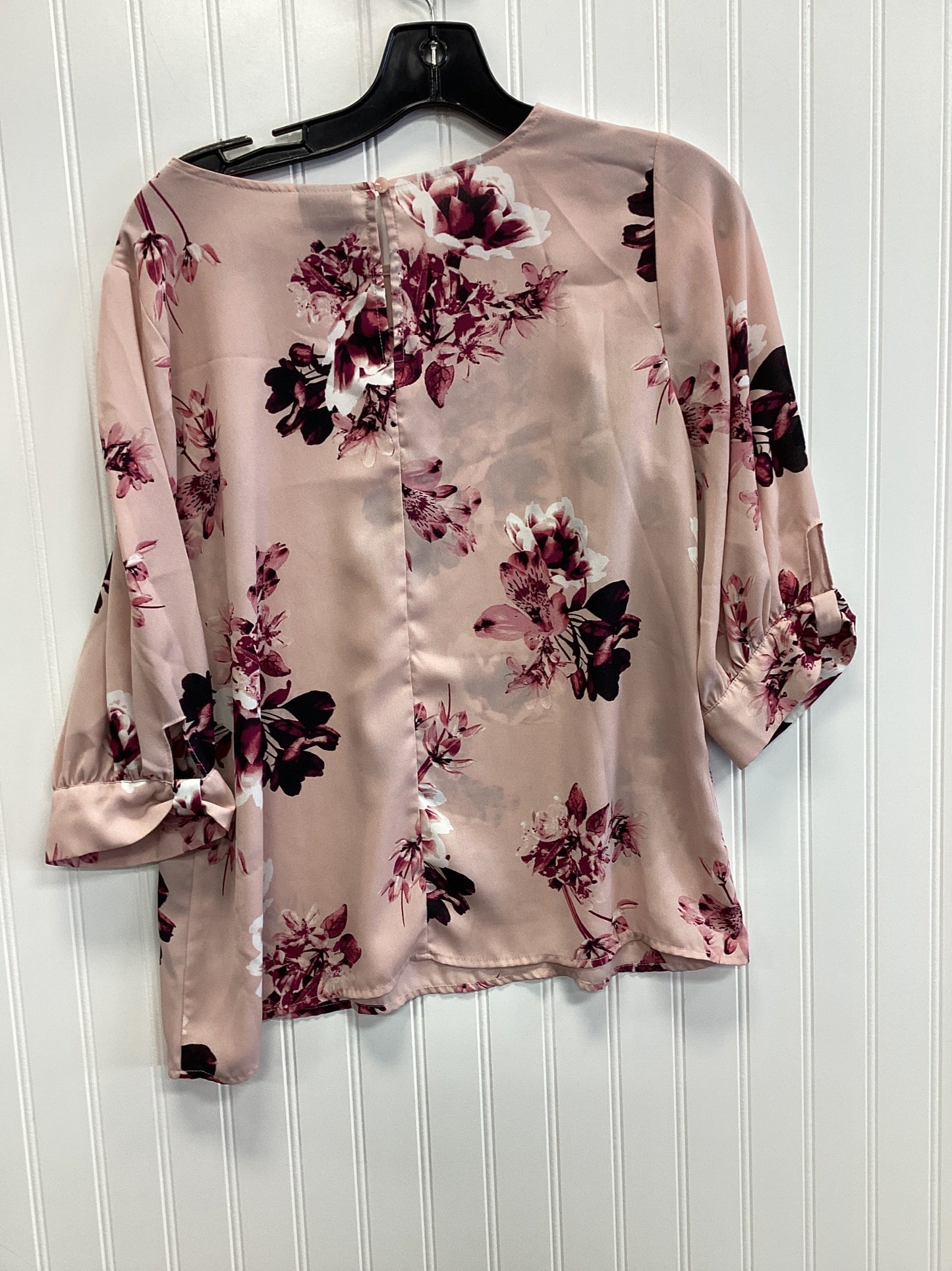 Top Ss By Worthington In Floral Print, Size:Lp