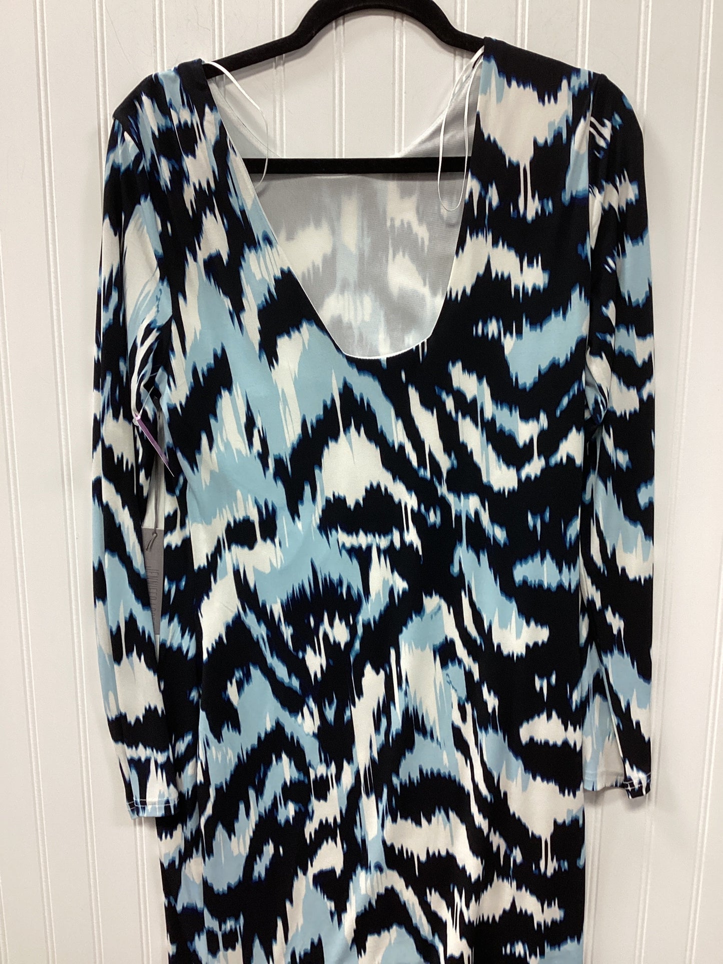 Dress Party Midi By Jennifer Lopez In Blue, Size:L