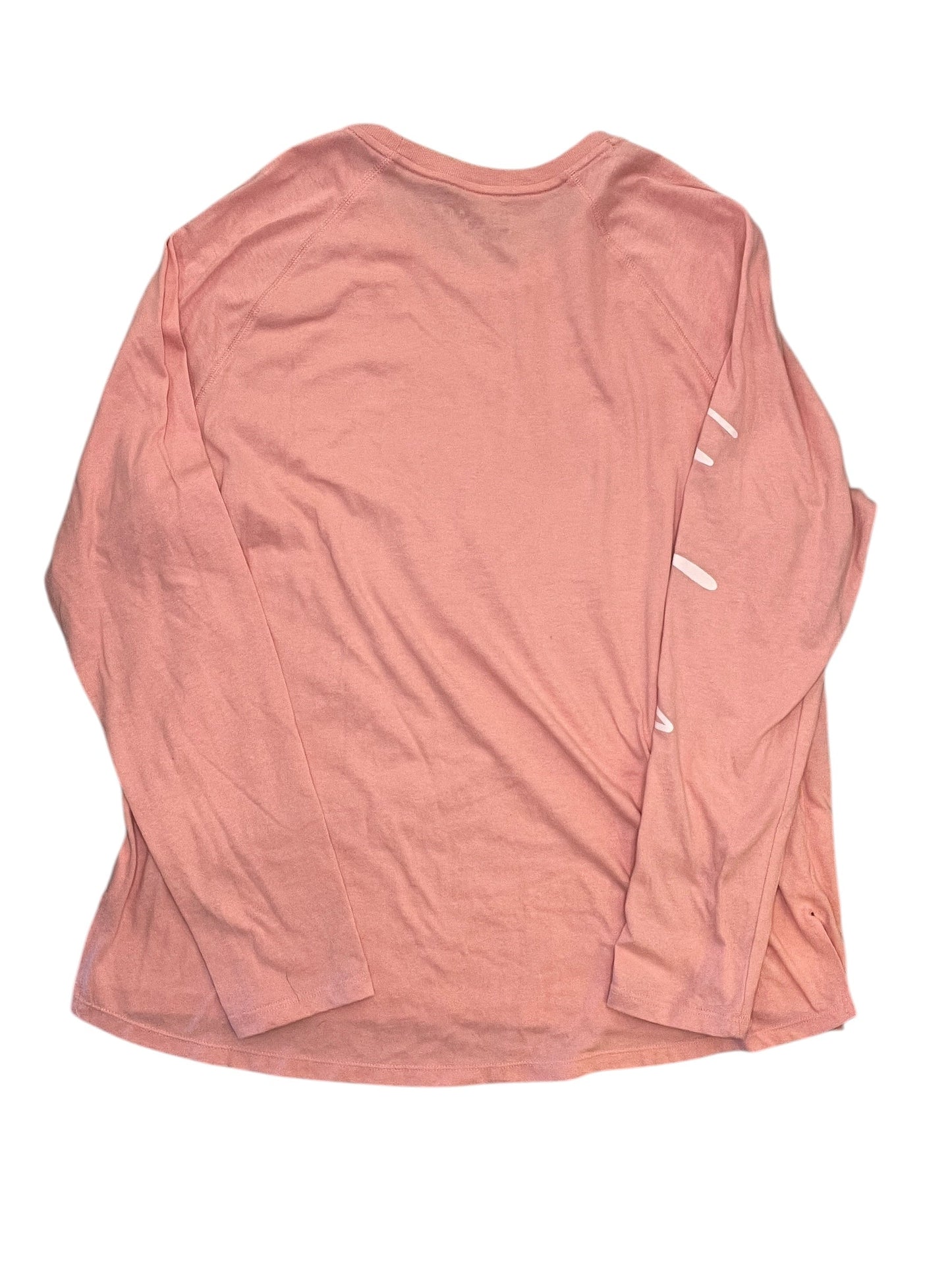 Athletic Top Ls Crewneck By Under Armour In Pink, Size:Xl