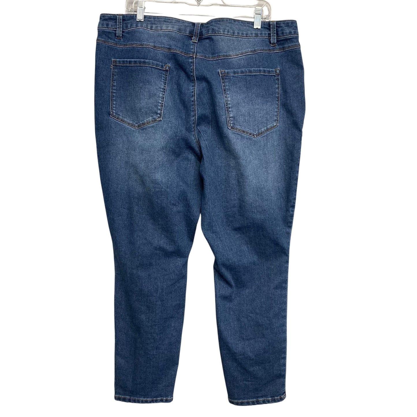 Jeans Boot Cut By D Jeans In Blue Denim, Size:20