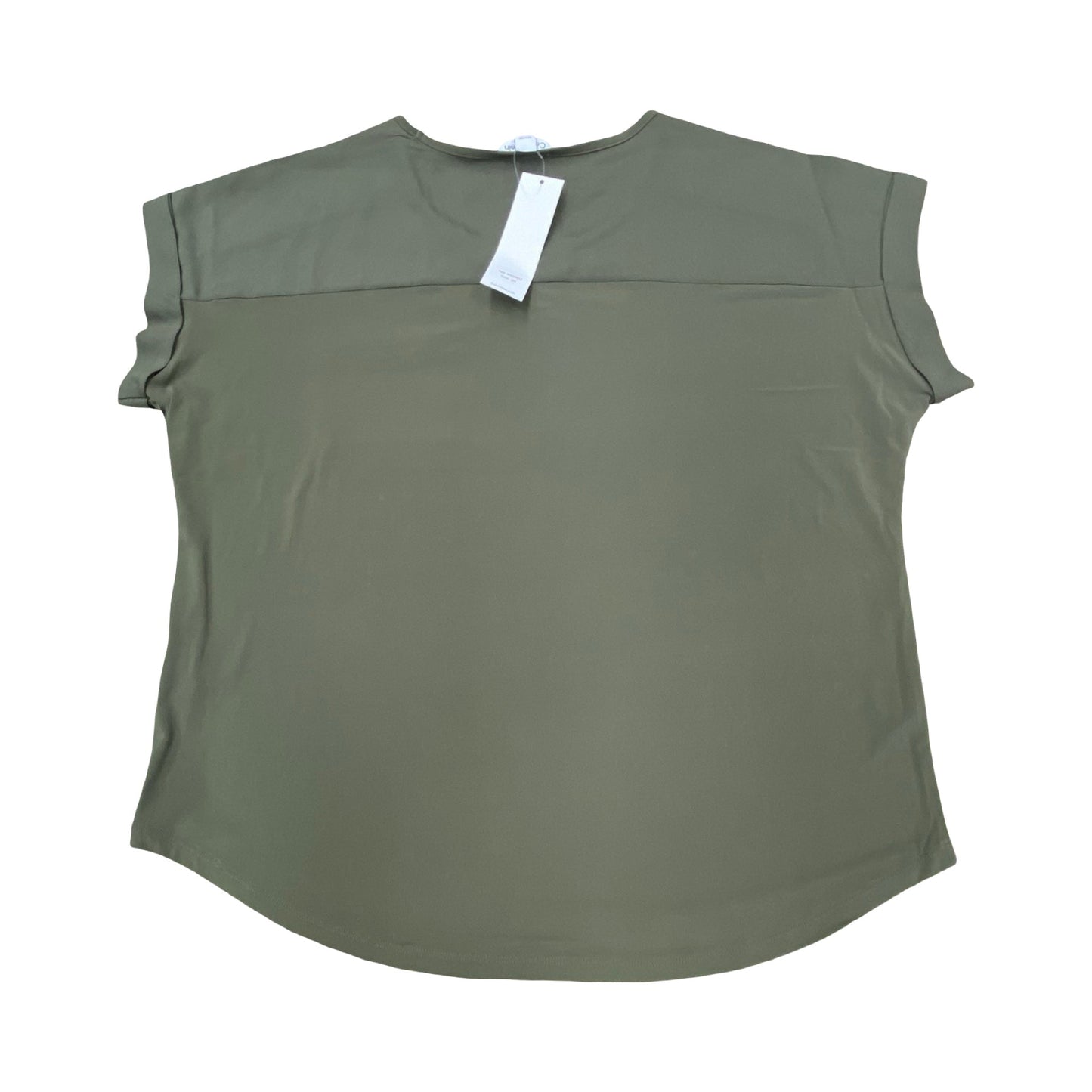 Top Ss By Calvin Klein In Green, Size:Xl