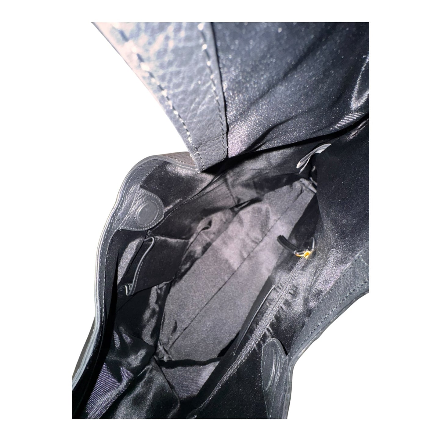 Handbag Leather By Vince Camuto In Black, Size:Large