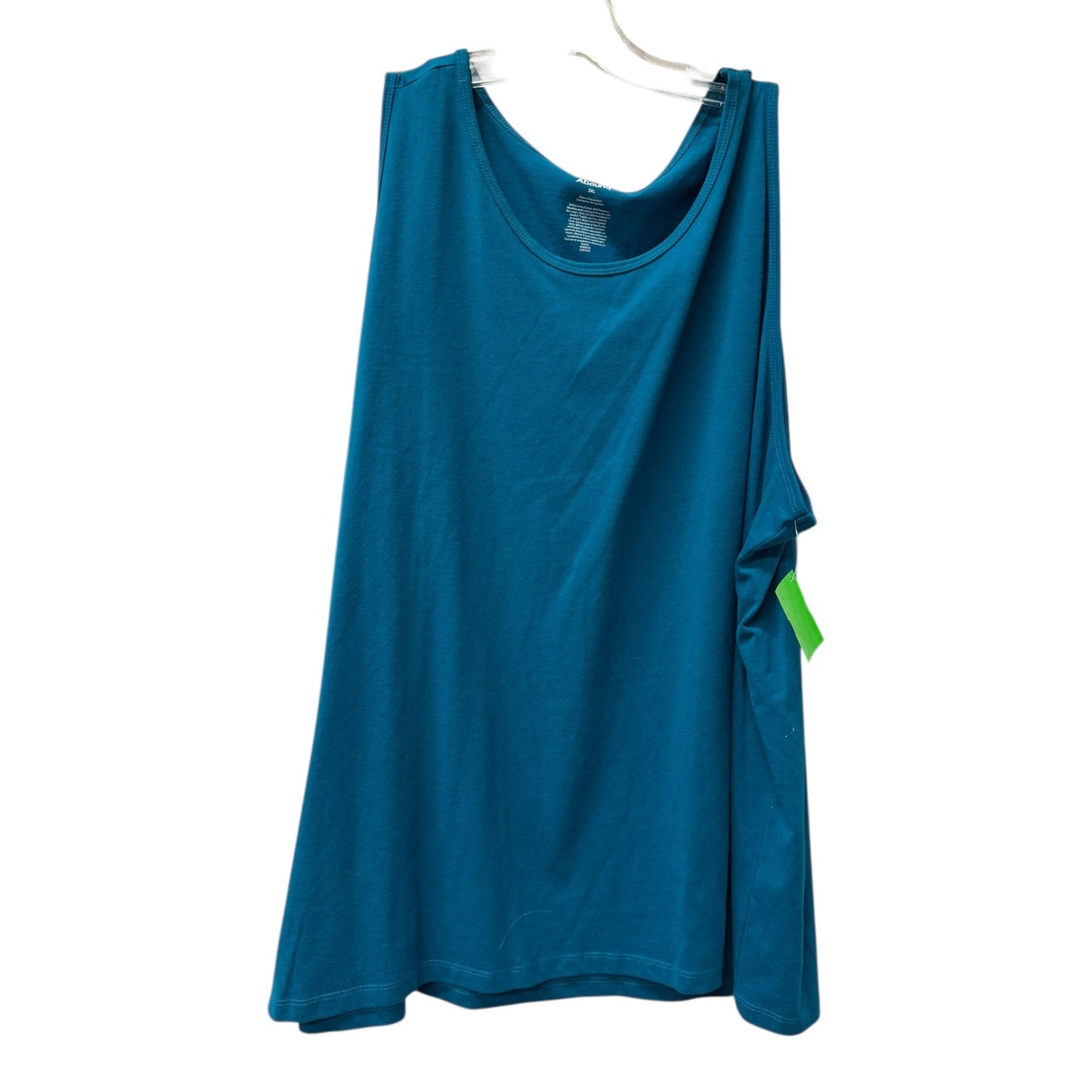 Top Sleeveless By Abound In Blue, Size:3X