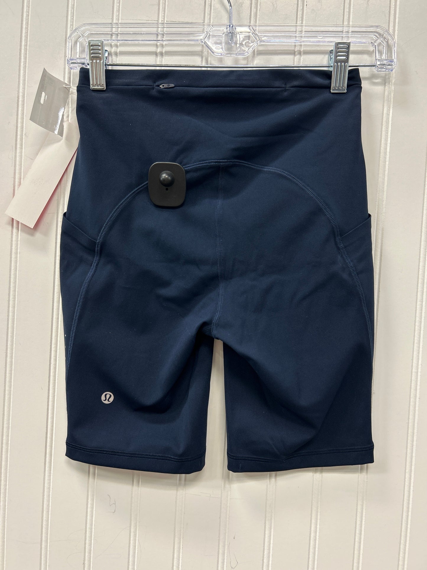 Athletic Shorts By Lululemon In Navy, Size:4
