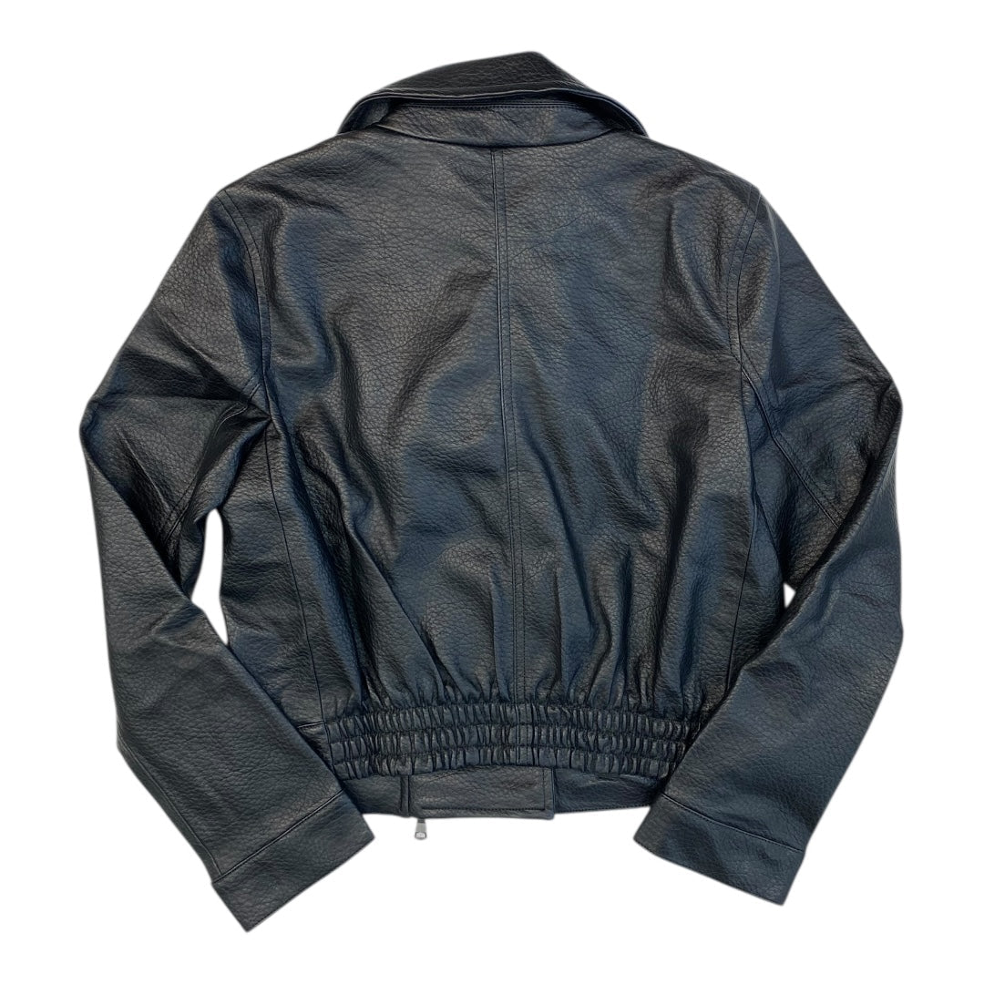 Jacket Moto By Banana Republic In Black, Size:S