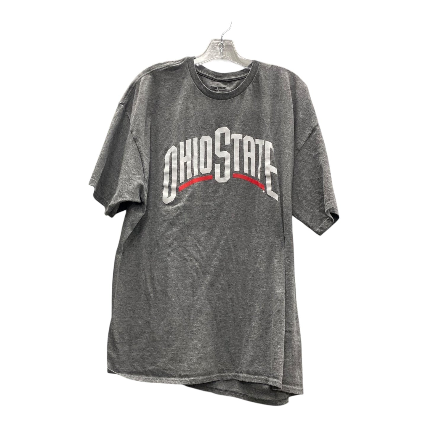 Athletic Top Ss By Ohio state In Grey, Size:1X