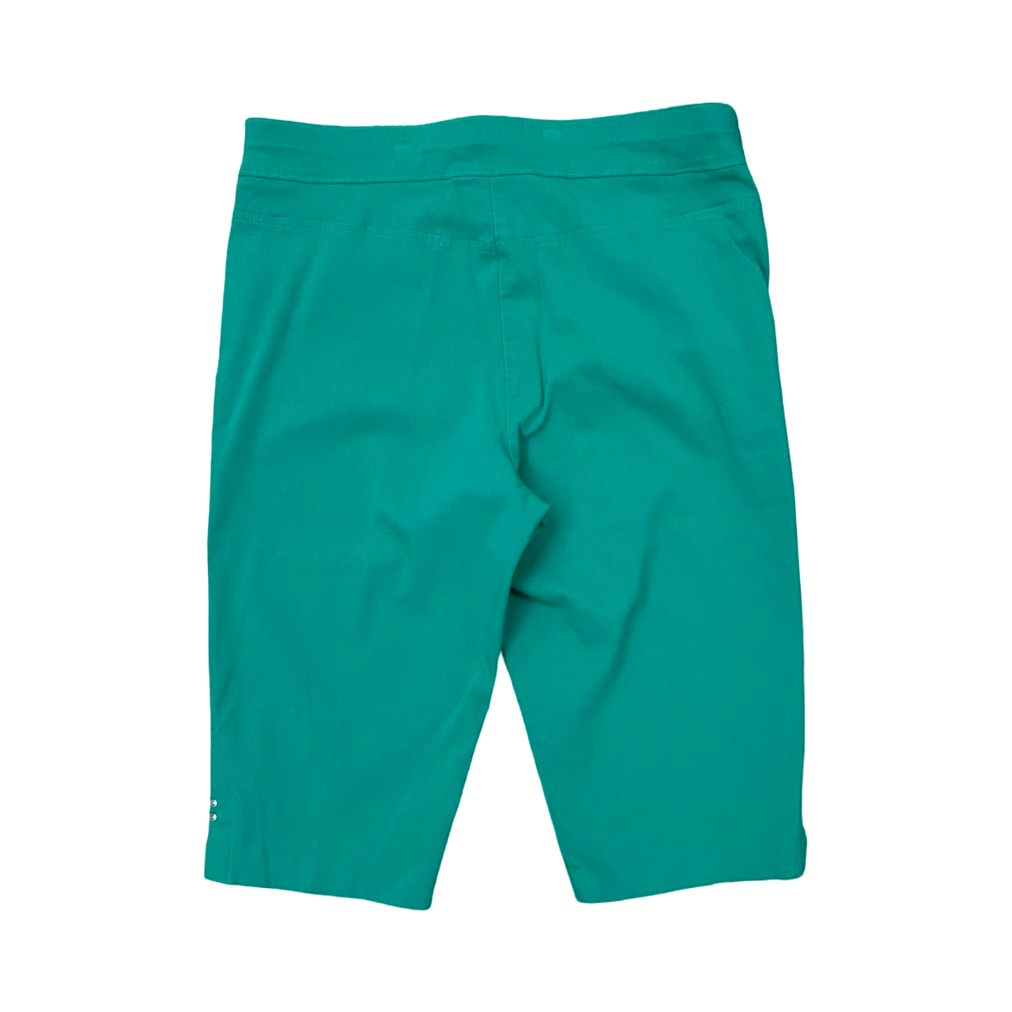 Shorts By Allison Daley In Green, Size:16