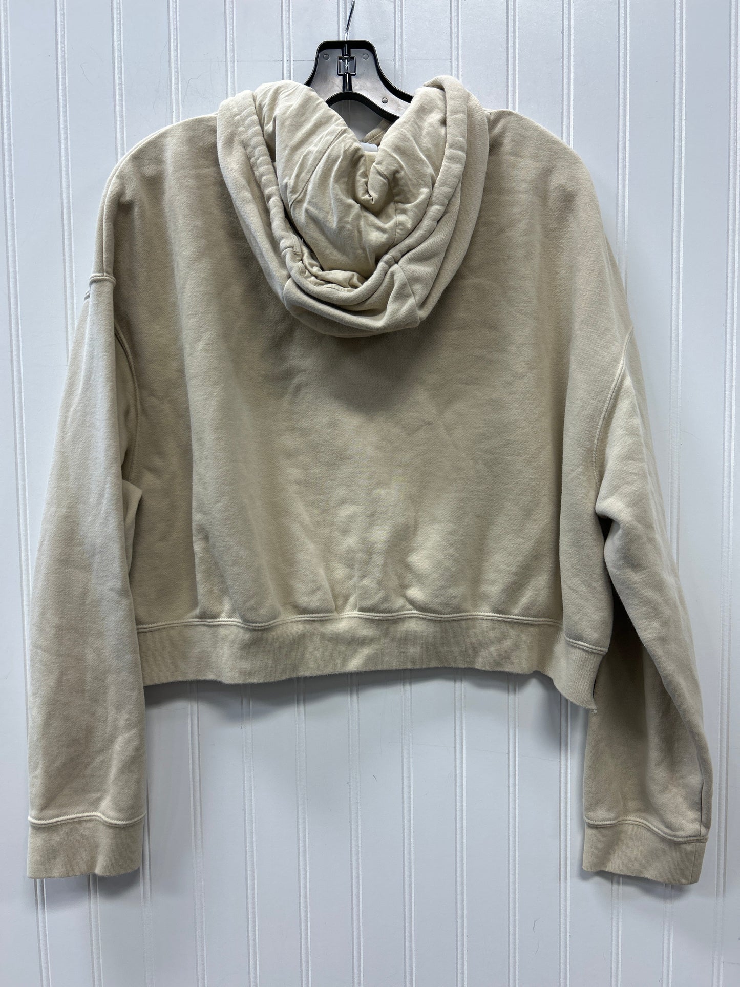 Sweatshirt Hoodie By Nike Apparel In Cream, Size:L