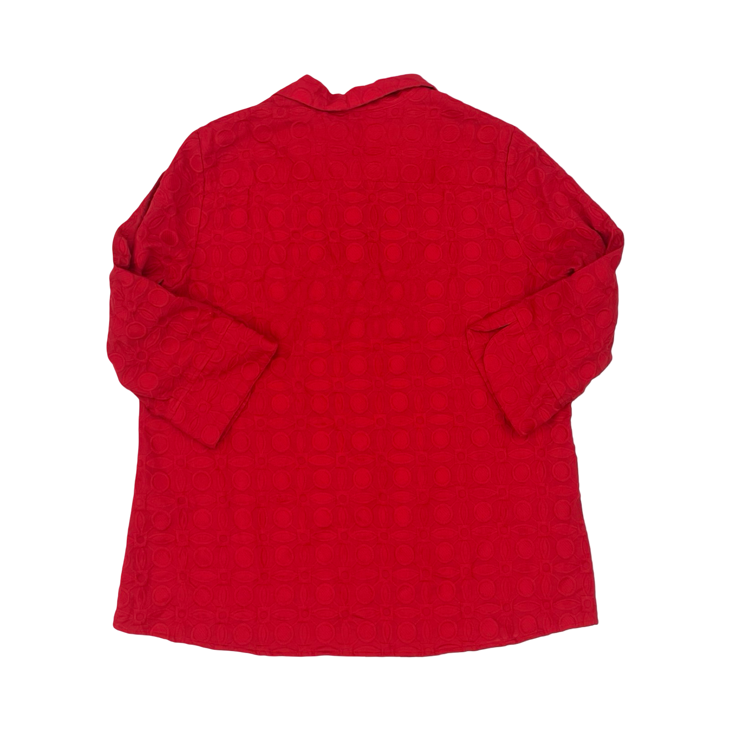Top Ls By Foxcroft In Red, Size:1X