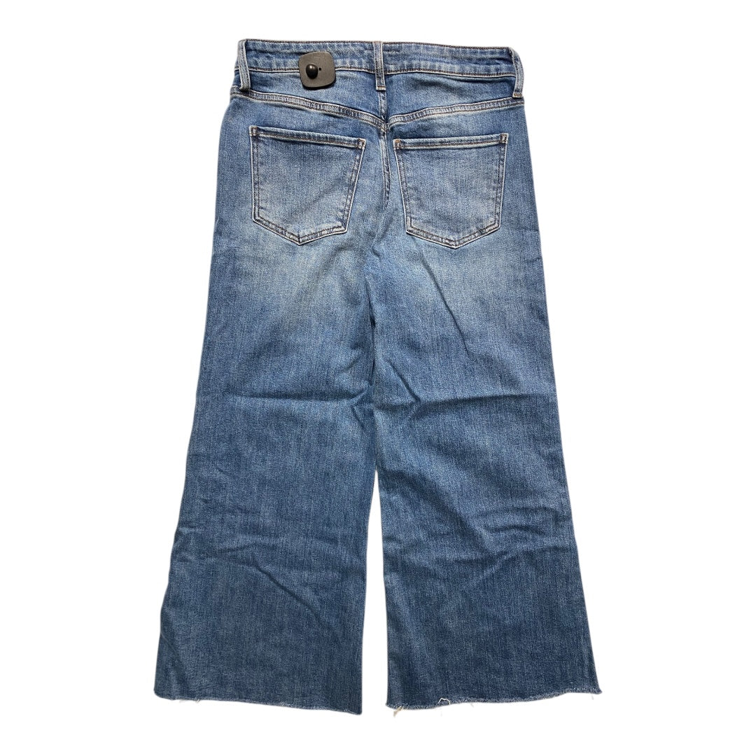 Jeans Wide Leg By Kut In Blue Denim, Size:4