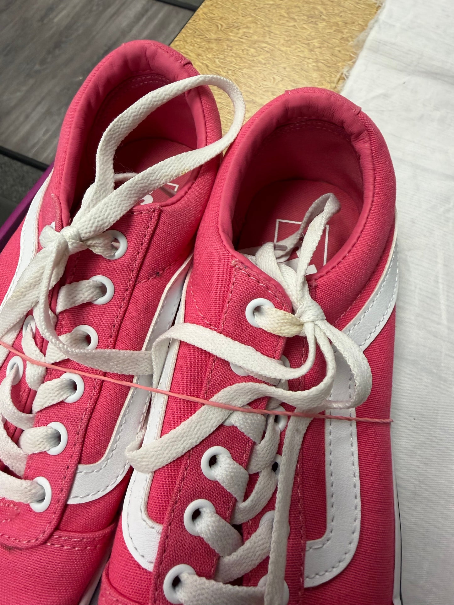 Shoes Athletic By Vans In Pink, Size:8.5