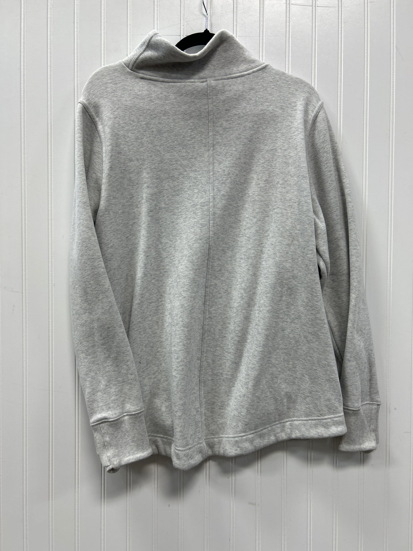 Athletic Sweatshirt Collar By Athleta In Grey, Size:L