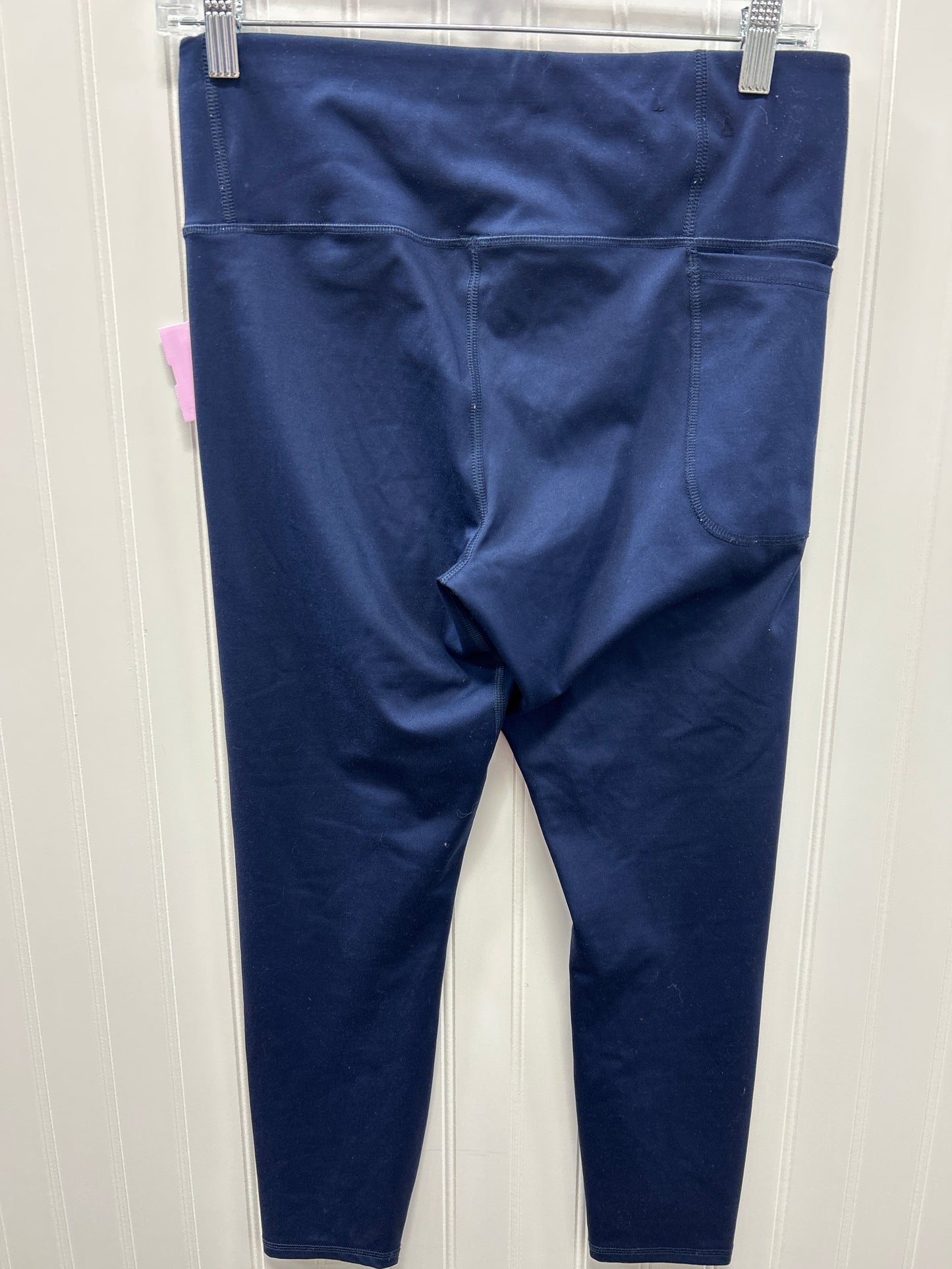 Athletic Leggings By Under Armour In Navy, Size:L