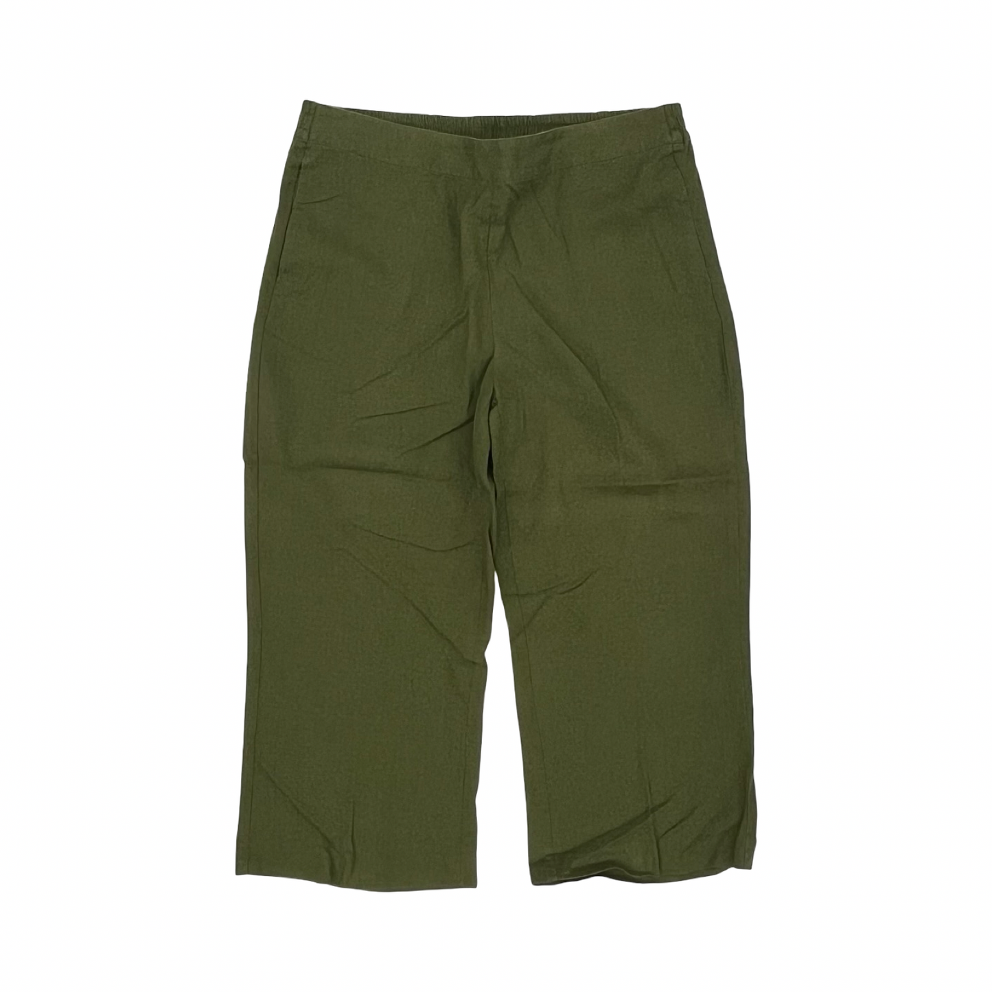 Pants Cropped By Coldwater Creek In Green, Size:L