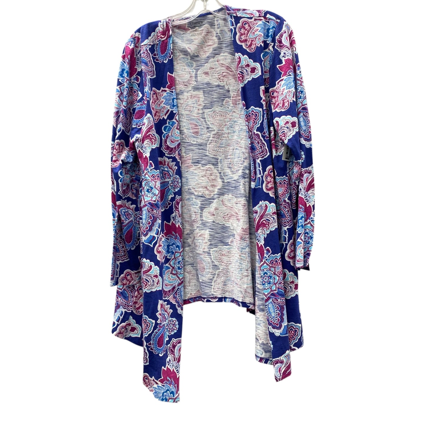 Cardigan By Chicos In Blue, Size:Xl