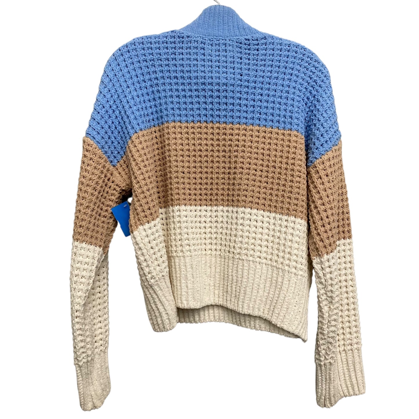 Sweater By Pink Rose In Blue & Tan, Size:L