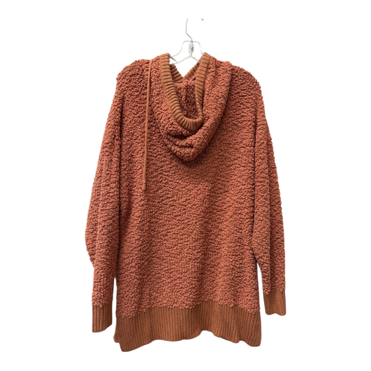 Sweatshirt Hoodie By Zenana In Orange, Size:Xl