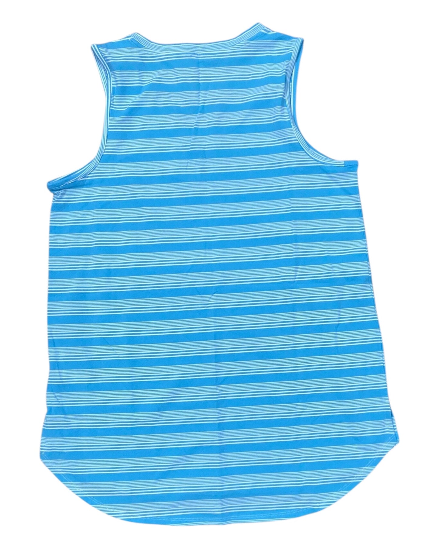 Top Sleeveless By Soft Surroundings In Blue & White, Size:M