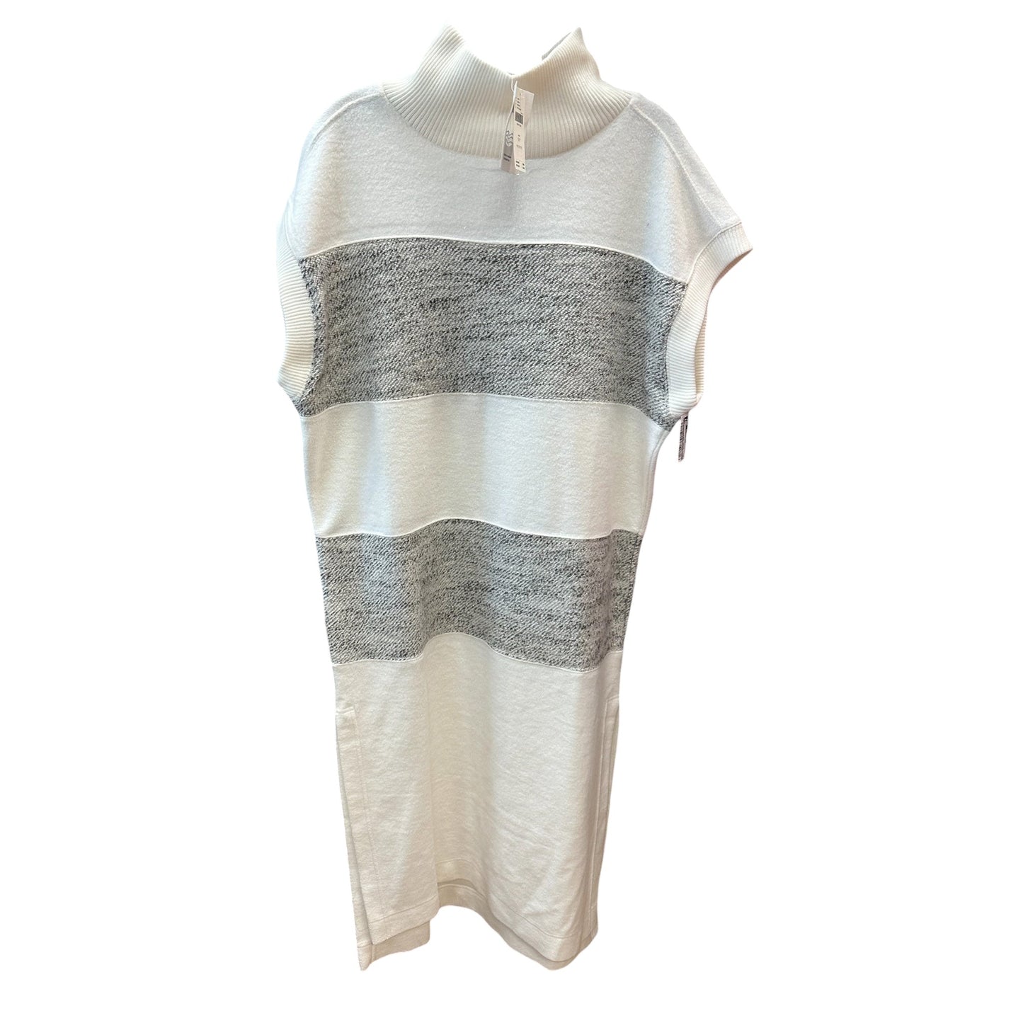 Dress Casual Maxi By Daily Practice By Anthropologie In Grey & White, Size:S