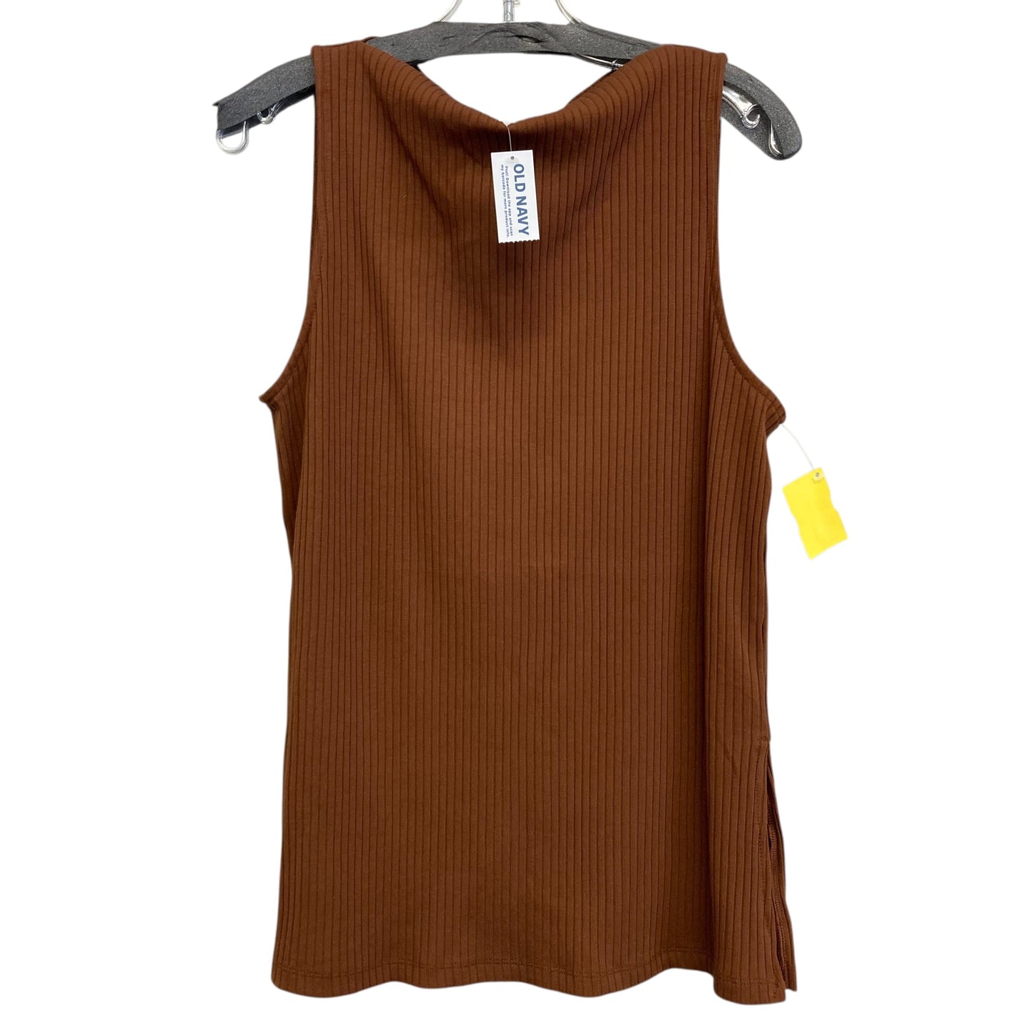 Top Sleeveless Basic By Old Navy In Brown, Size:L
