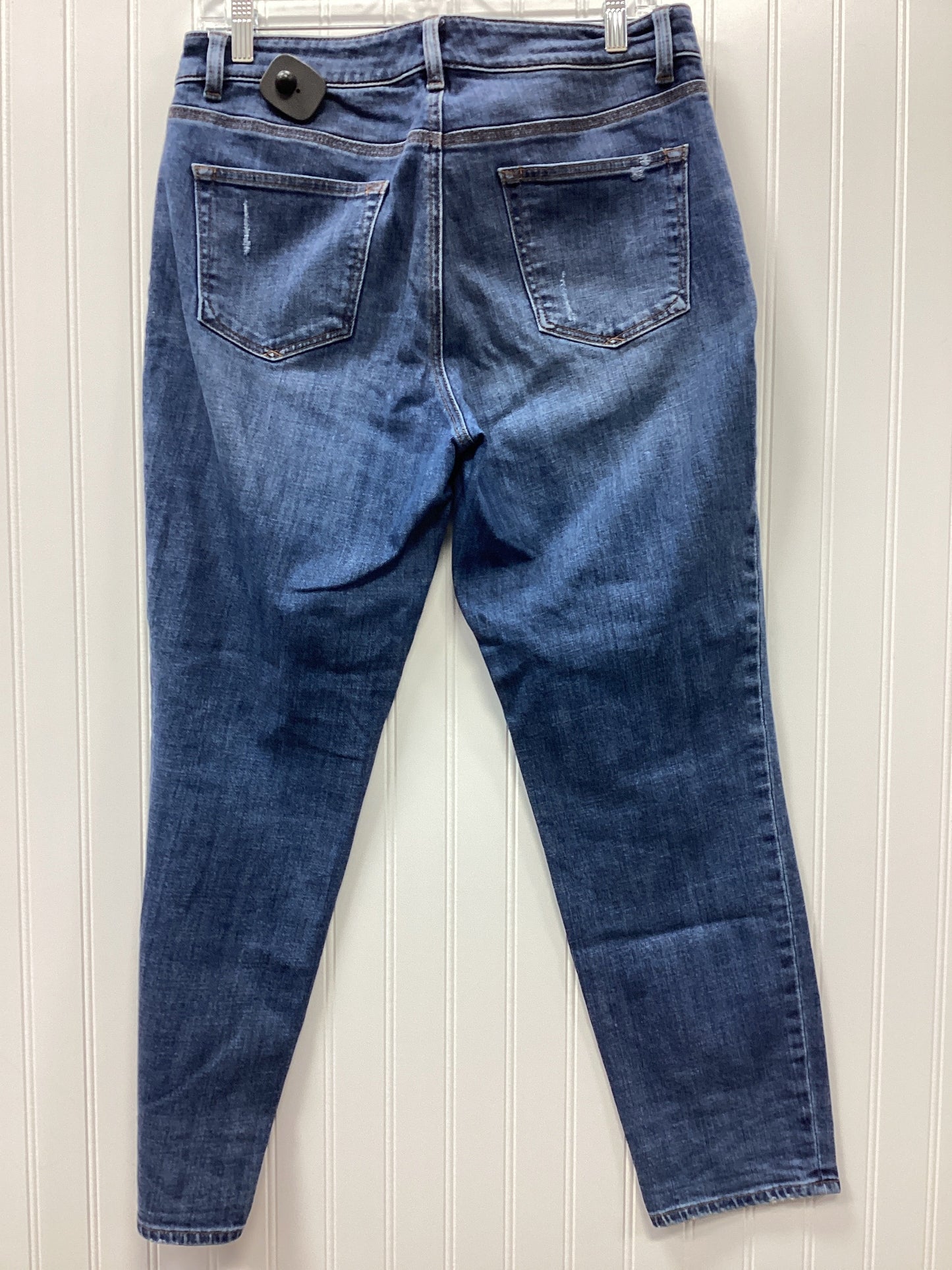 Jeans Straight By Talbots In Blue Denim, Size:8