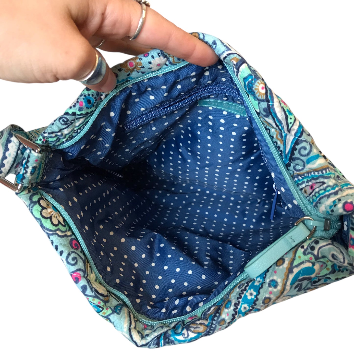 Handbag By Vera Bradley In Paisley Print, Size:Medium