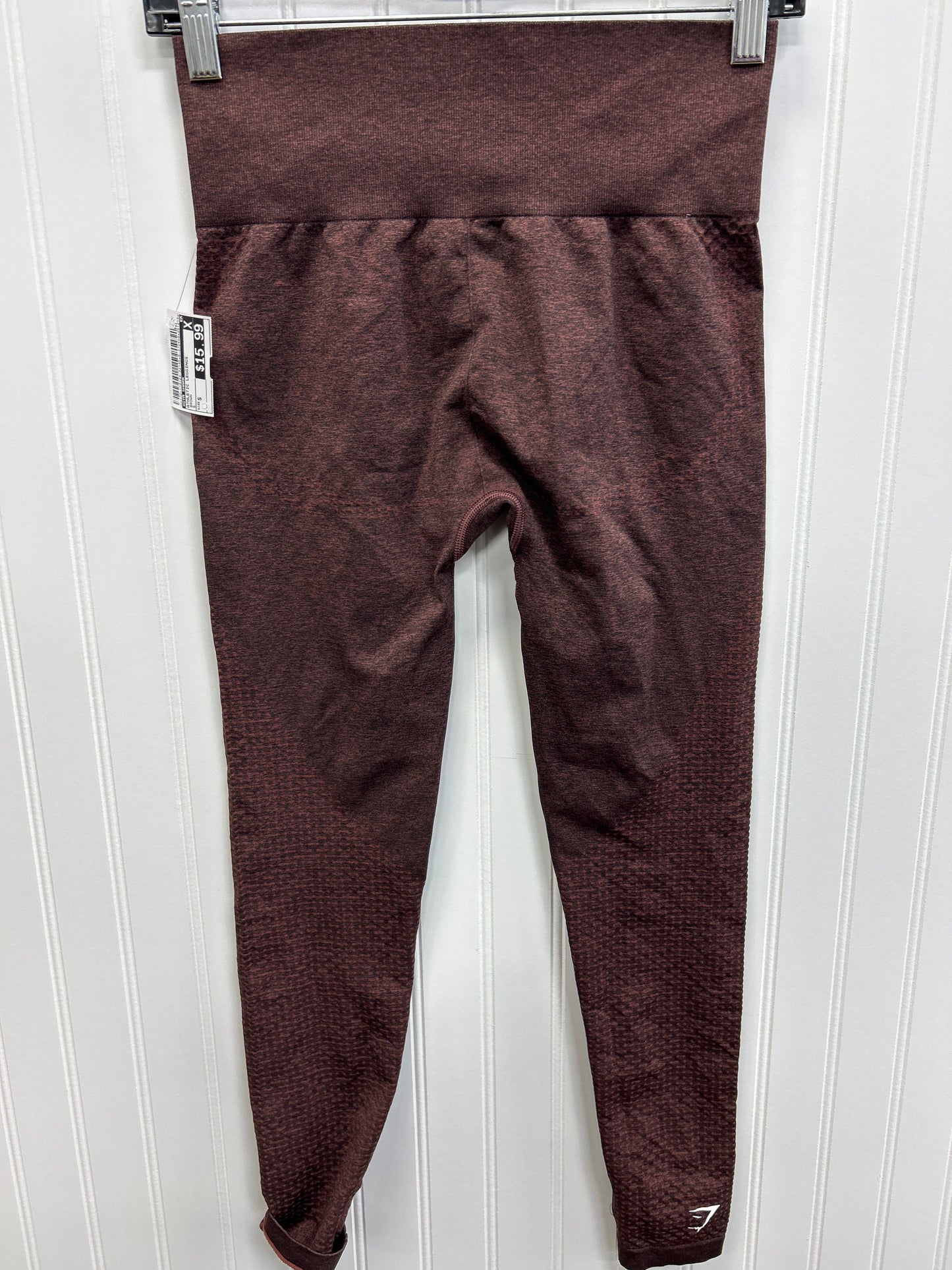 Athletic Leggings By Gym Shark In Brown, Size:S