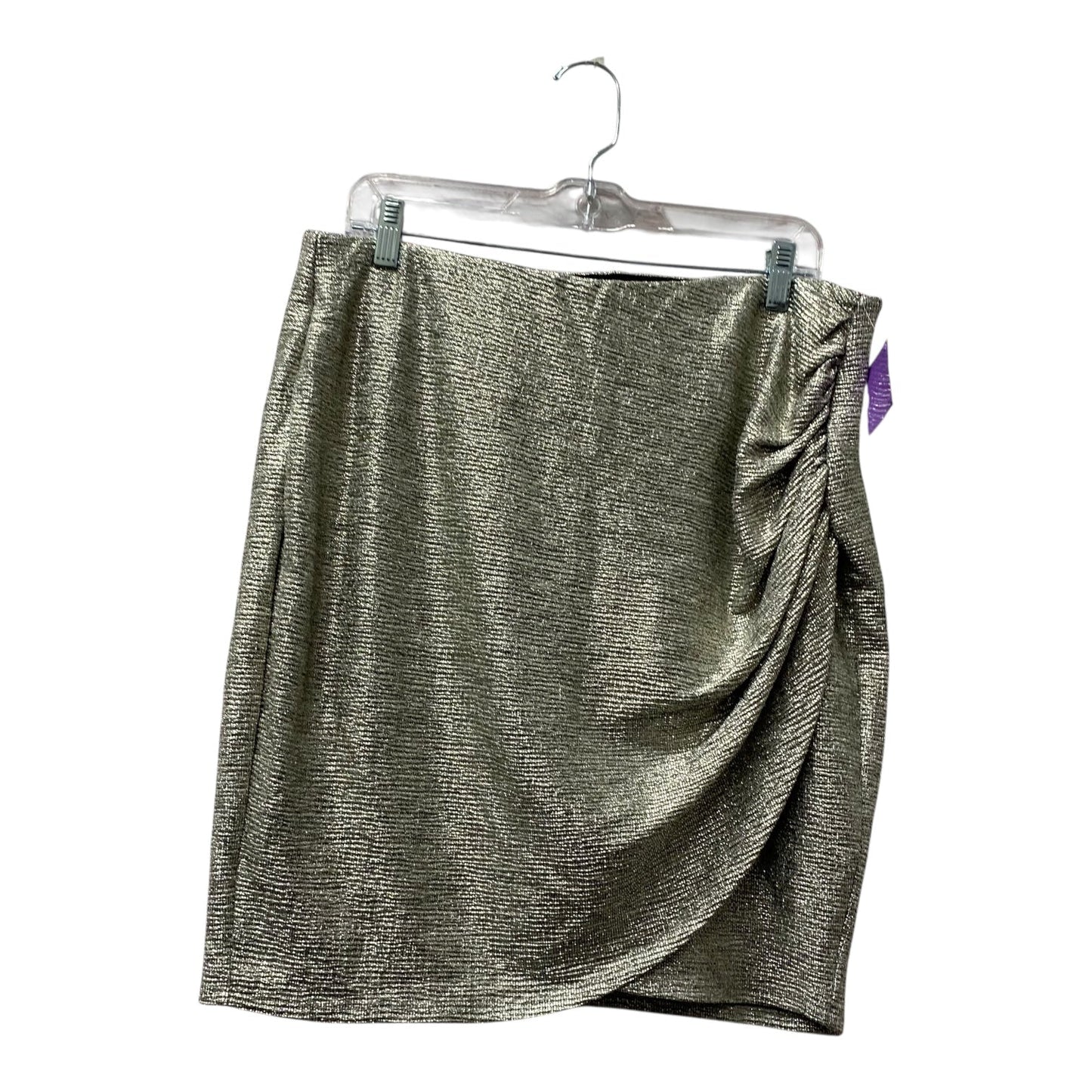 Skirt Mini & Short By Torrid In Silver, Size:12