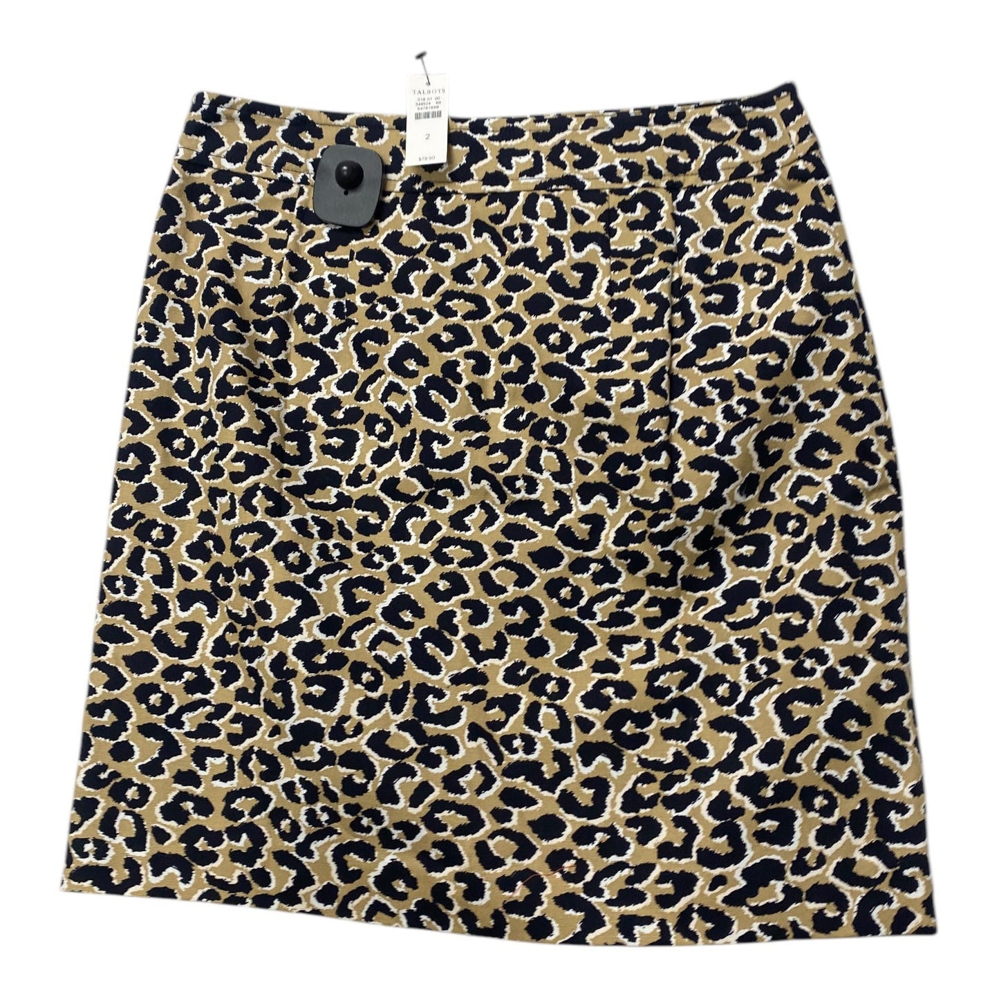 Skirt Midi By Talbots In Animal Print, Size:2