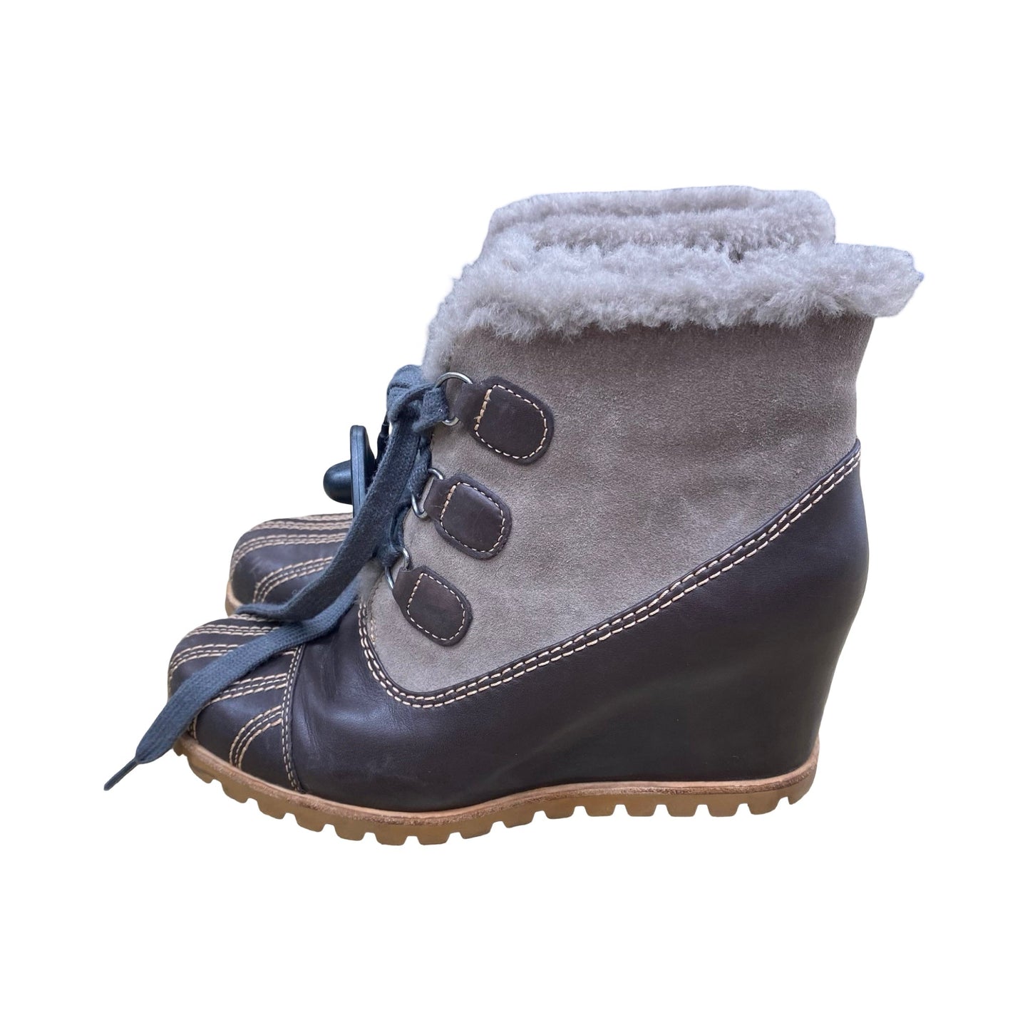 Boots Designer By Ugg In Brown, Size:7.5