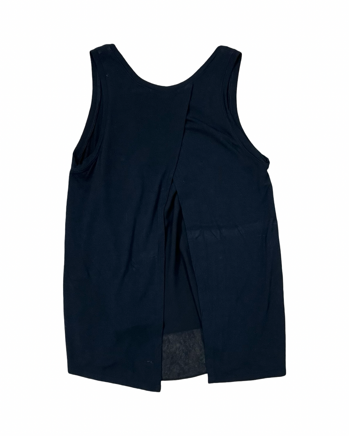 Top Sleeveless By Banana Republic In Black, Size:S